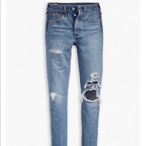 NWT Levi 501 Skinny jeans